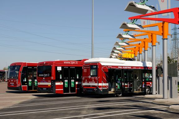 At its new Bologna depot, TPER will charge 20 electric buses with five single-output Kempower Satellites and 20 Kempower Pantographs. Photo: Kempower At its new Bologna depot, TPER will charge 20 electric buses with five single-output Kempower Satellites and 20 Kempower Pantographs. Photo: Kempower