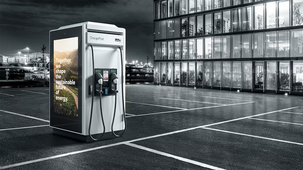 ChargePost is a compact, battery-based, all-in-one system with up to 300 kW of charging power ChargePost is a compact, battery-based, all-in-one system with up to 300 kW of charging power
