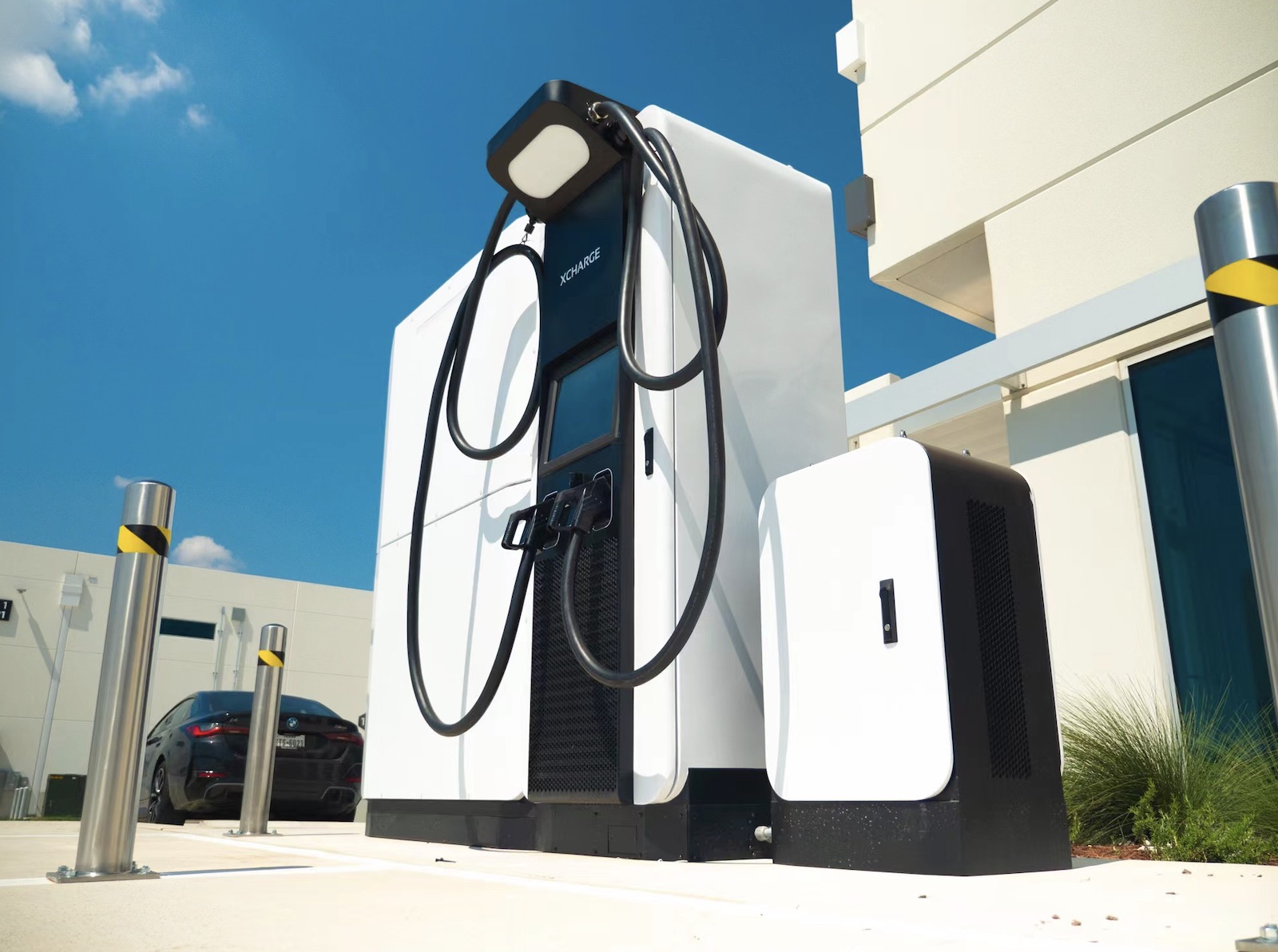 XCharge says the new superhub will provide EV drivers with maximum charging outputs ranging from 200kW to 400kW per port. Image: XCharge XCharge says the new superhub will provide EV drivers with maximum charging outputs ranging from 200kW to 400kW per port. Image: XCharge