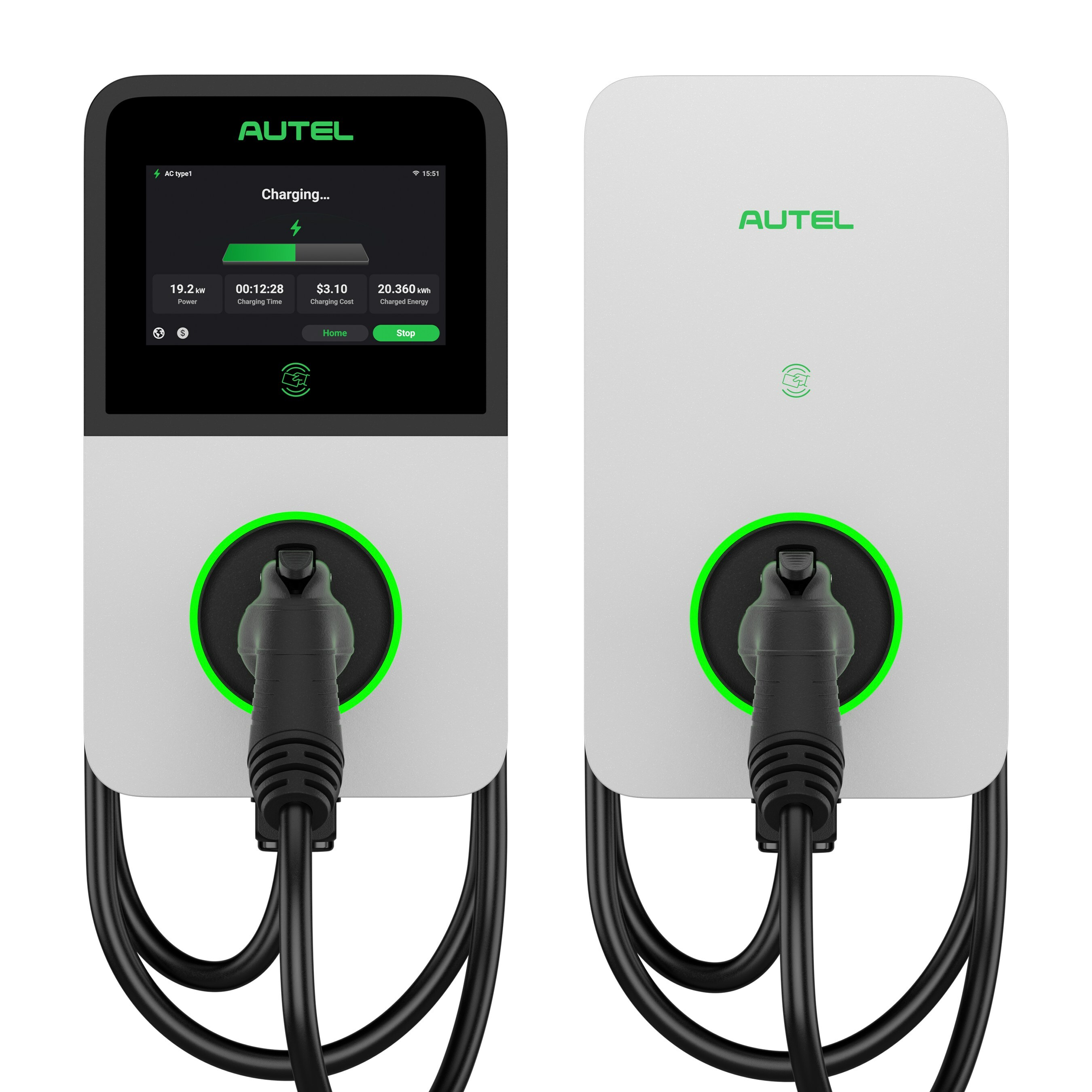 Autel Energy releases the second generation (G2) of their popular MaxiCharger AC Elite EV charger series, including commercial (left) and residential (right) models shown above. Photo: Autel Autel Energy releases the second generation (G2) of their popular MaxiCharger AC Elite EV charger series, including commercial (left) and residential (right) models shown above. Photo: Autel