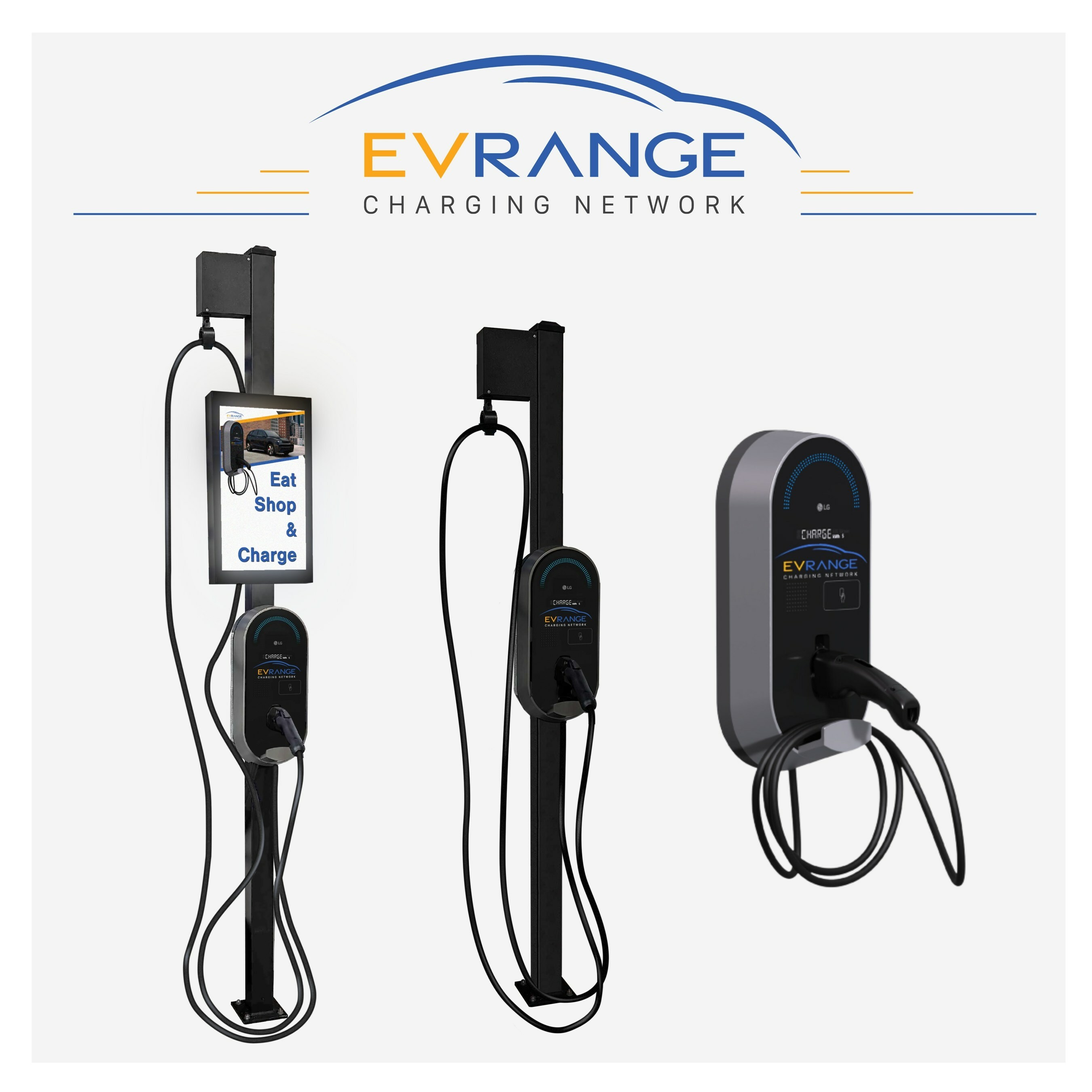 EV Range has announced the release of LG’s EV Charging station integrated with the EV Range Charging Network software platform. Image: EV Range EV Range has announced the release of LG’s EV Charging station integrated with the EV Range Charging Network software platform. Image: EV Range